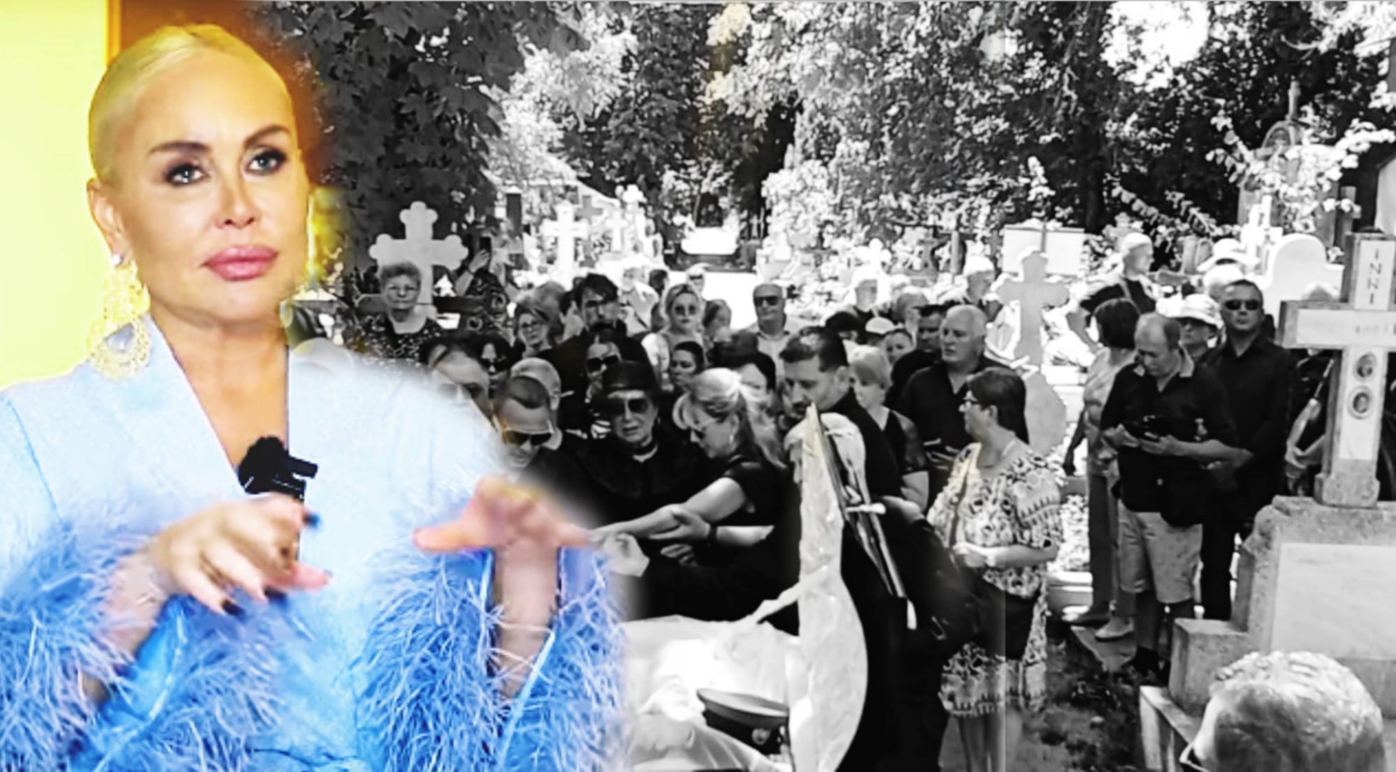 Cum a apărut îmbrăcată Vica Blochina, la înmormântarea soțului Irinei Loghin. Toți au întors capul după ea! Designerul Florin Burescu: „Prea mult, decolteul trebuia acoperit cu o eșarfă!”