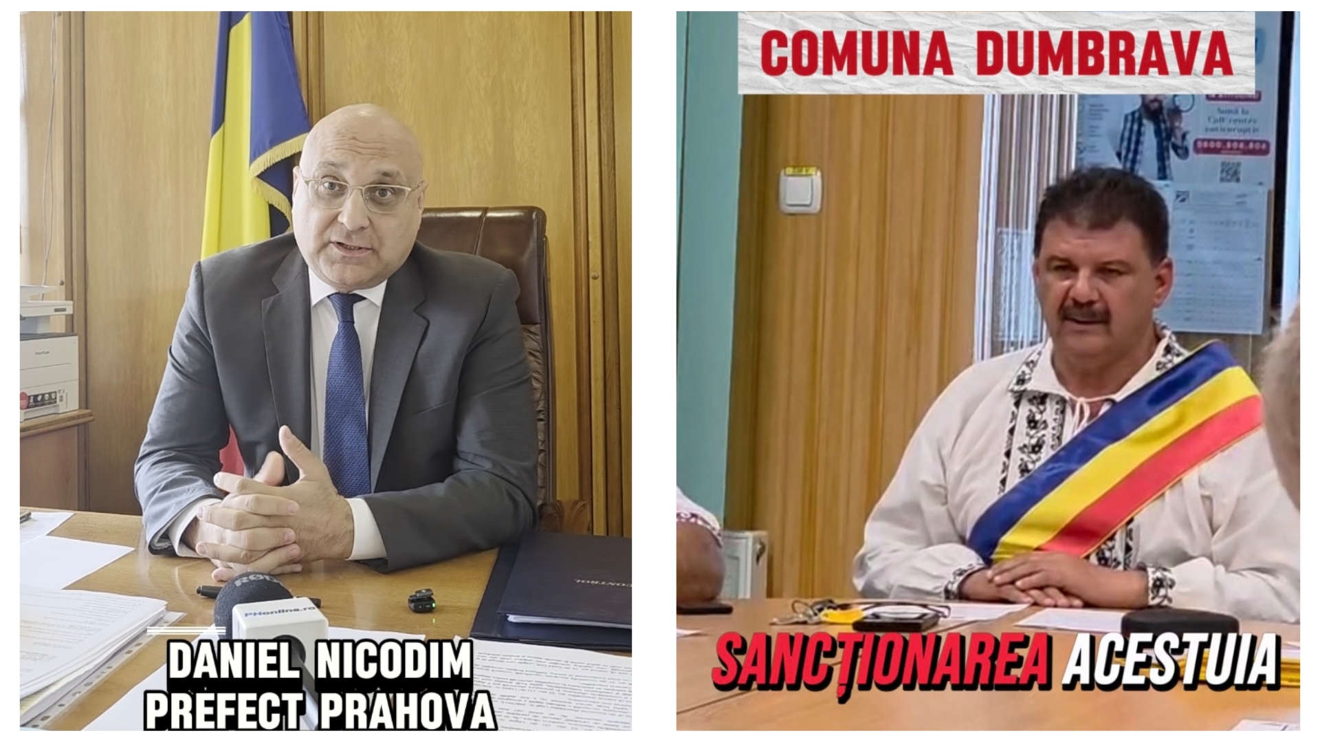 Prefectul de Prahova, Daniel Nicodim, despre aberația de la Dumbrava, unde consilierii sunt obligați să poarte ie: „Apreciem naționalismul, dar nu e legal”