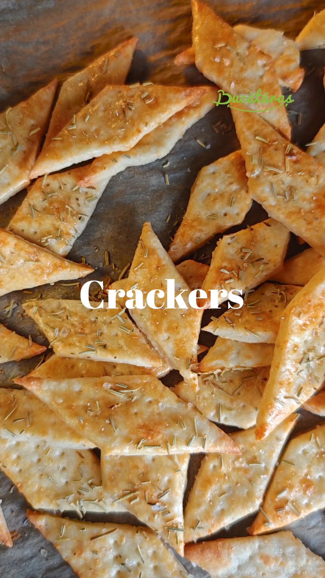 Crackers cu rozmarin și parmezan - Gustarea crocantă și savuroasă ...