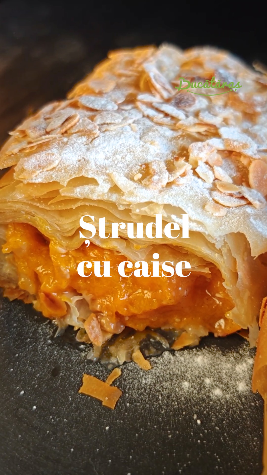 Ștrudel cu caise – Rețeta super rapidă și delicioasă