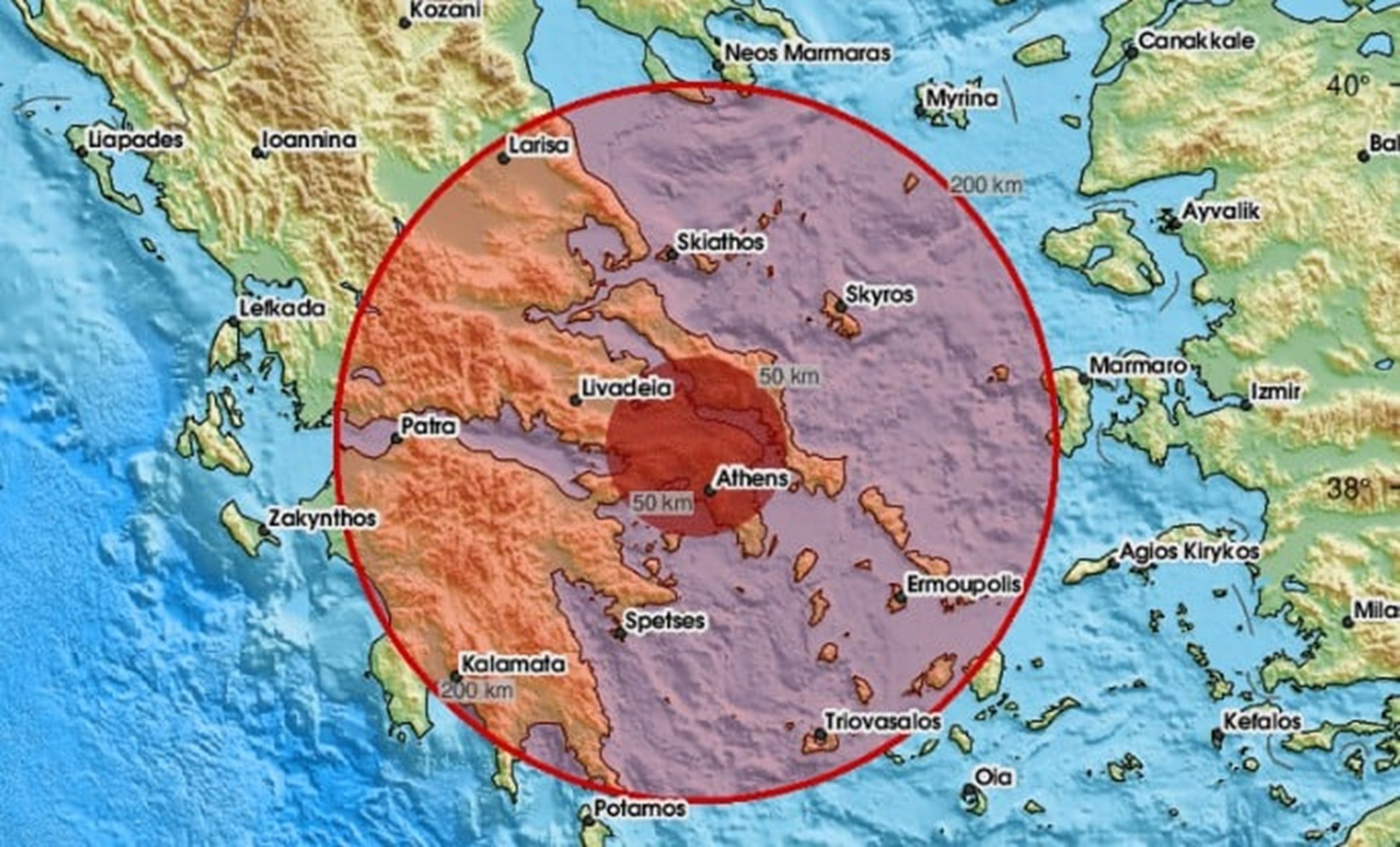 Cutremur puternic în insula Evia din Grecia, resimțit și în Atena. Video din momentul seismului