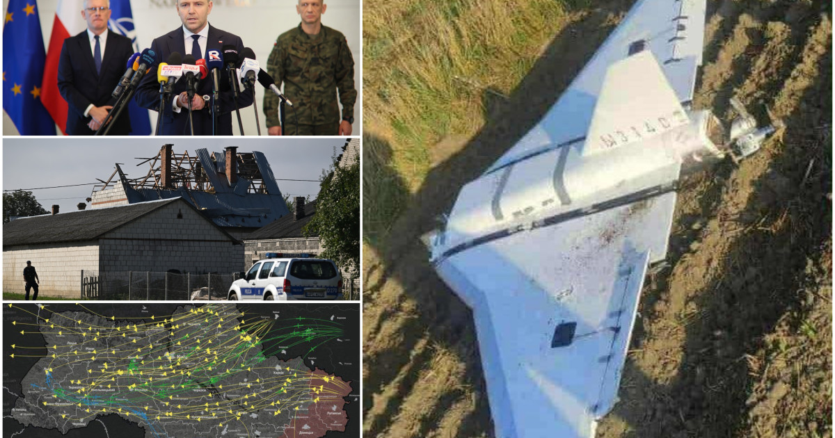 Polonia a doborât drone rusești intrate pe teritoriul său. Președintele polonez a vorbit cu Donald Trump. Ce spune Zelenski