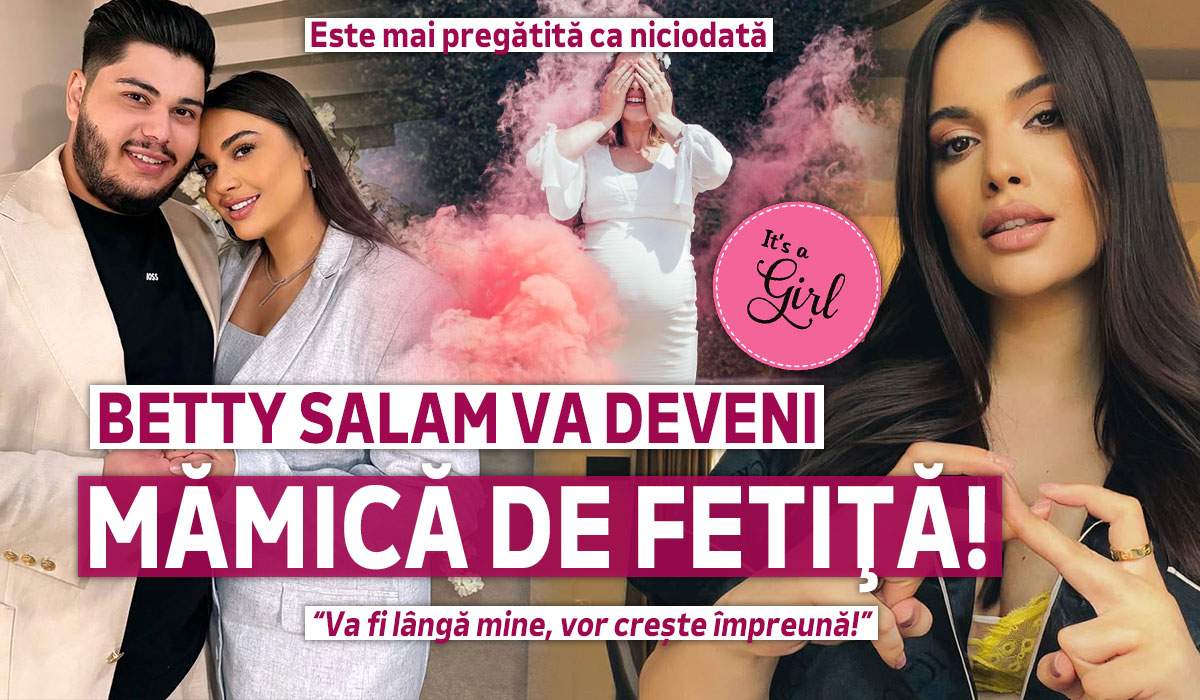 Este mai pregătită ca niciodată! Betty Salam va deveni mămică de fetiță! „Va fi lângă mine! Vor crește împreună!”