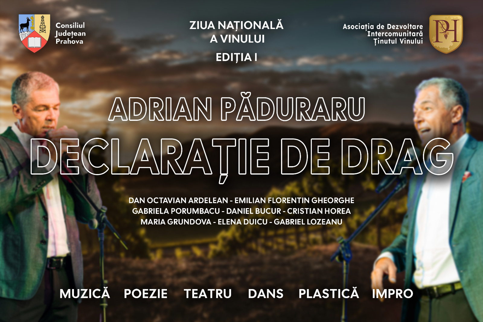 Consiliul Județean Prahova și ADI „Ținutul vinului” lansează prima ediție a Zilei Naționale a Vinului Românesc Consiliul Județean Prahova și ADI „Ținutul vinului” lansează prima ediție a Zilei Naționale a Vinului Românesc