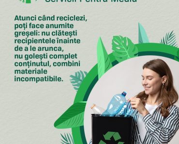 Vitalia: Reciclarea pare simplă, dar uneori, din grabă sau neatenție, ajungem să facem mai mult rău decât bine