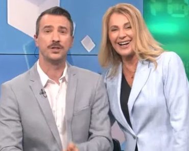 O apariție neașteptată în studioul Euronews. Un prezentator s-a trezit cu Nadia Comăneci în direct peste el. Cum a reacționat? O apariție neașteptată în studioul Euronews. Un prezentator s-a trezit cu Nadia Comăneci în direct peste el. Cum a reacționat?