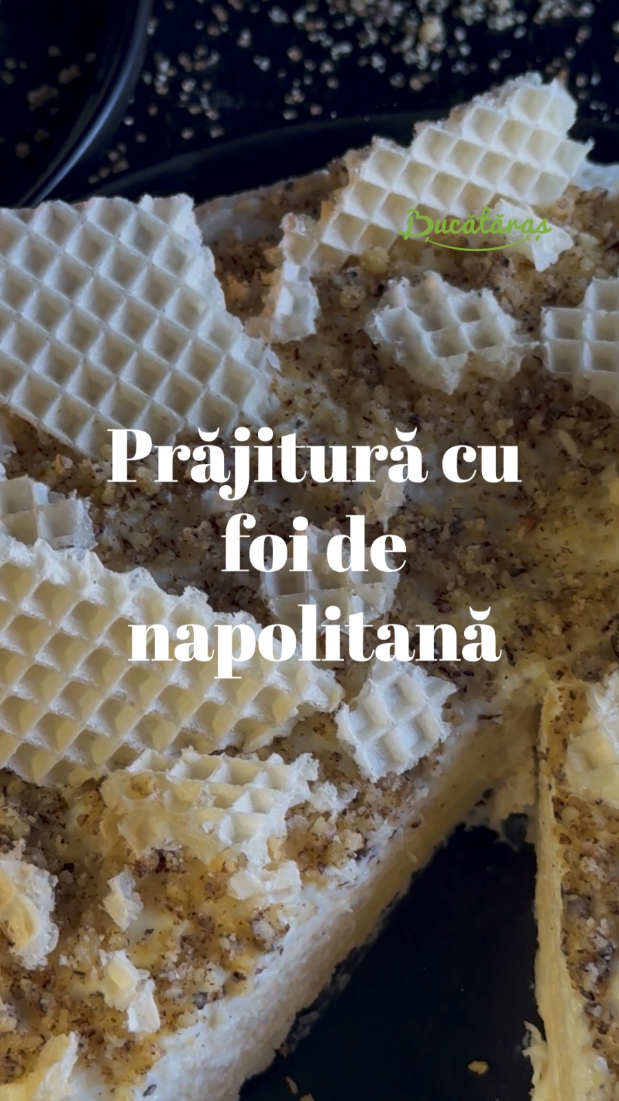 Prăjitura cu foi de napolitană și cremă mascarpone – Rapidă, ușoară