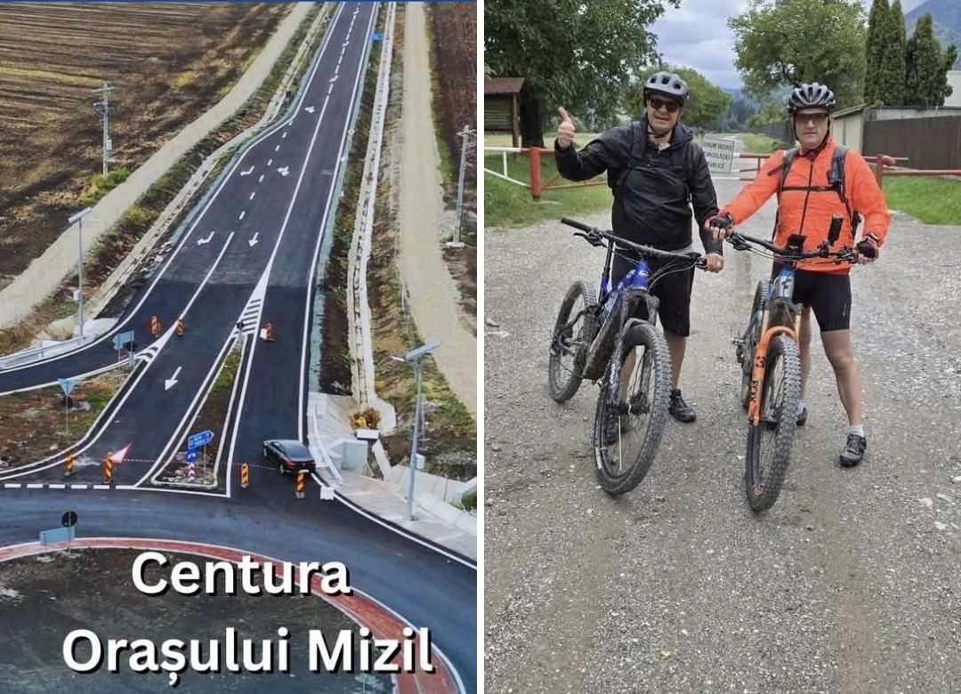 Emil Drăgănescu și Virgil Nanu invită prahovenii să pedaleze pe noua Centură ocolitoare a orașului Mizil Emil Drăgănescu și Virgil Nanu invită prahovenii să pedaleze pe noua Centură ocolitoare a orașului Mizil