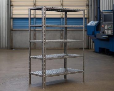 Raftul din inox, deopotriva stabil si versatil, in functie de necesitati!