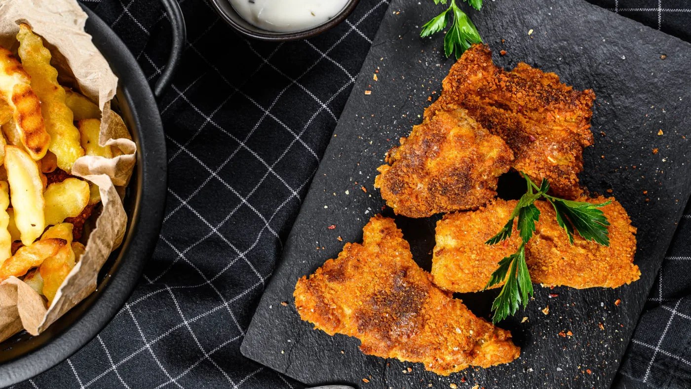 Cea mai bună rețetă de pește prăjit. Fără ulei, cu o crustă perfect crocantă, ca la restaurant
