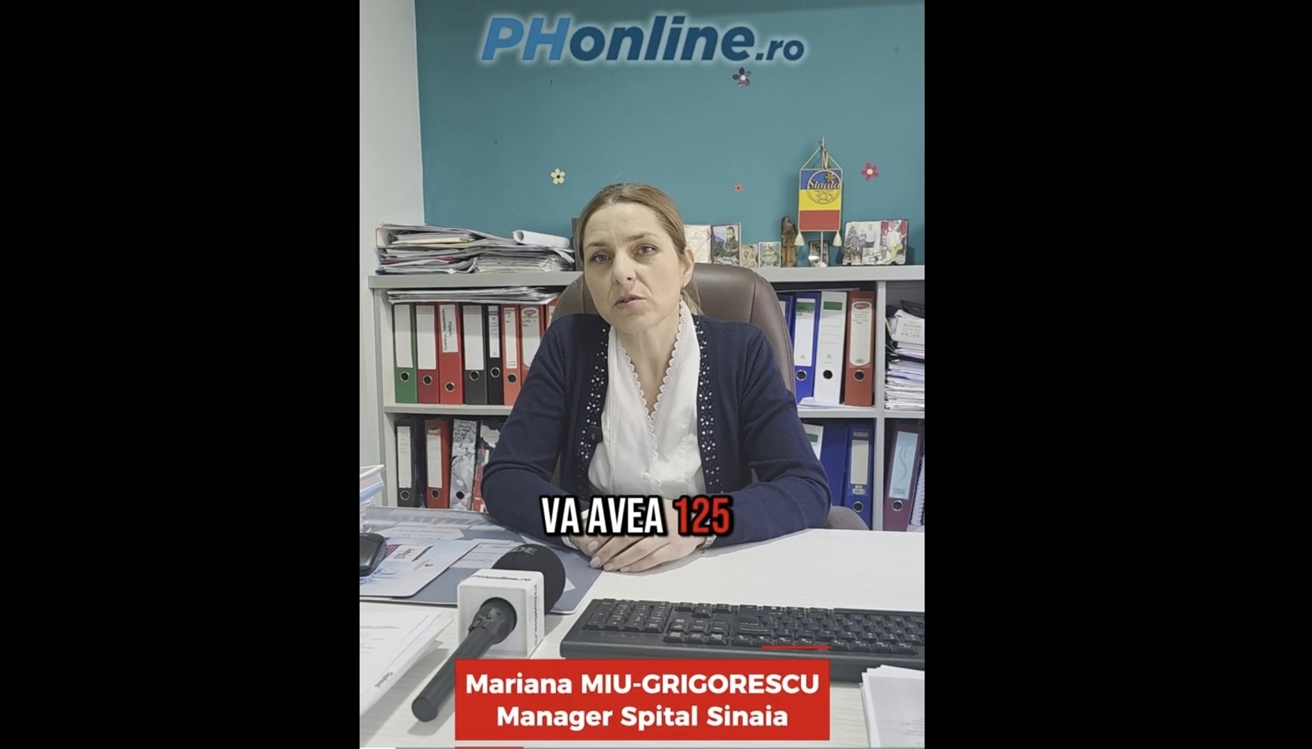 VIDEO/ Interviu cu Mariana Miu Grigorescu, manager Spital Sinaia: Cel mai nou spital din Prahova se apropie de finalizare