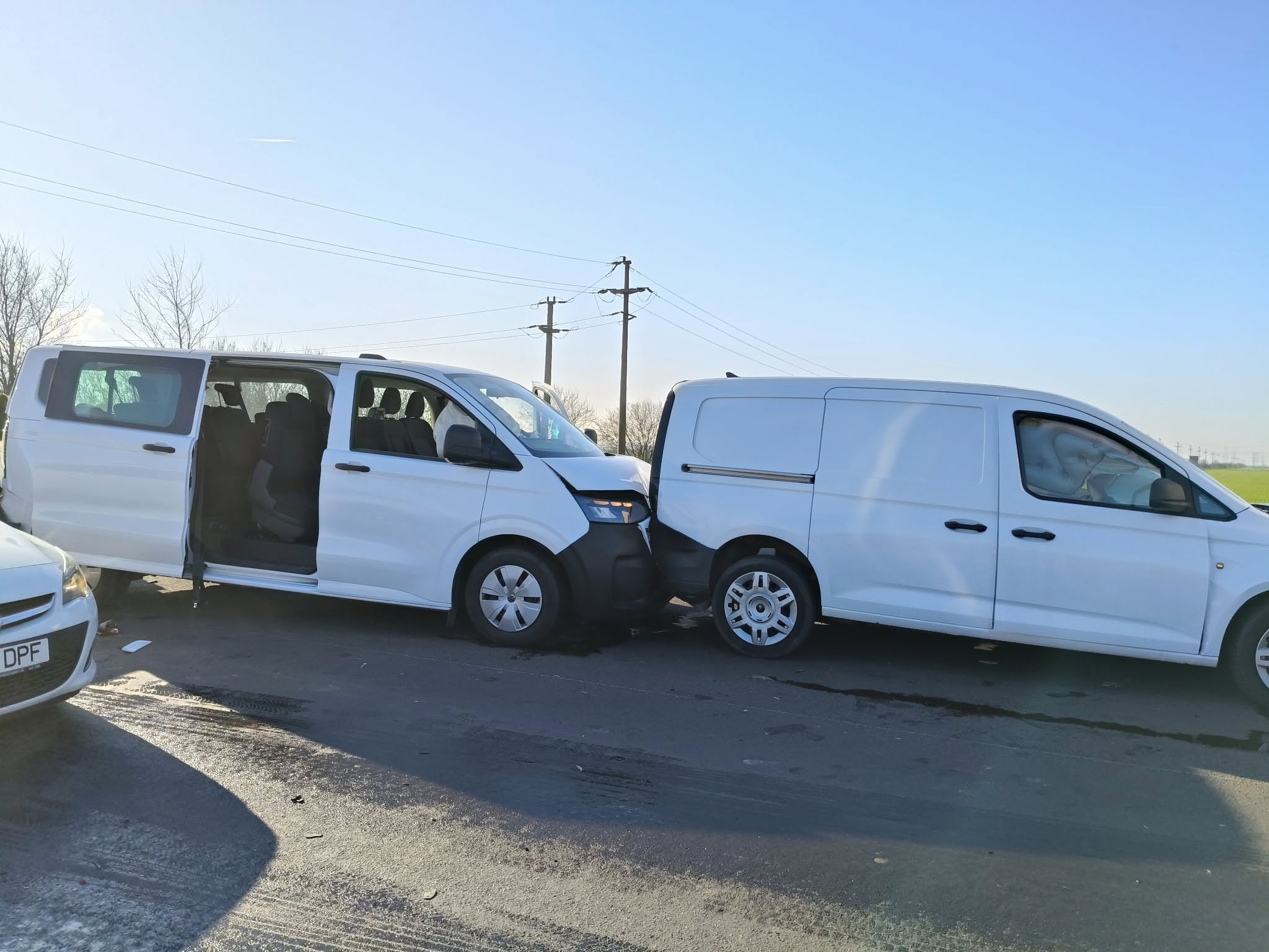 Accident cu patru mașini pe Centura de Vest! 18 persoane evaluate de medici