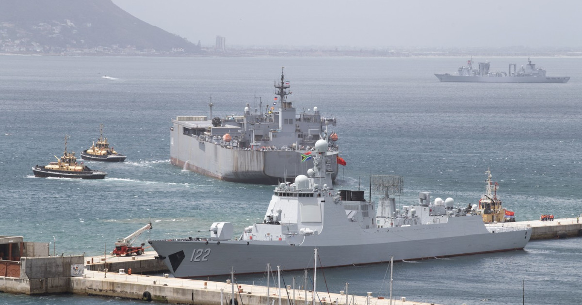 Rusia s-a alăturat navelor de război chineze și iraniene pentru exerciții militare în largul Africii de Sud