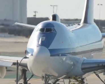 „Avionul apocalipsei”, E-4B Nightwatch, a aterizat pentru prima oară pe un aeroport civil, atrăgând atenția analiștilor