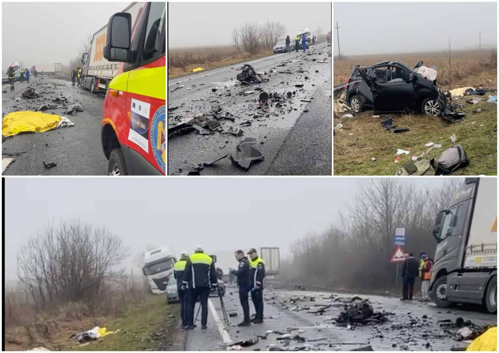 Șapte suporteri ai echipei PAOK Salonic au murit într-un accident pe DN6, în Timiș. Echipa lui Răzvan Lucescu este în doliu