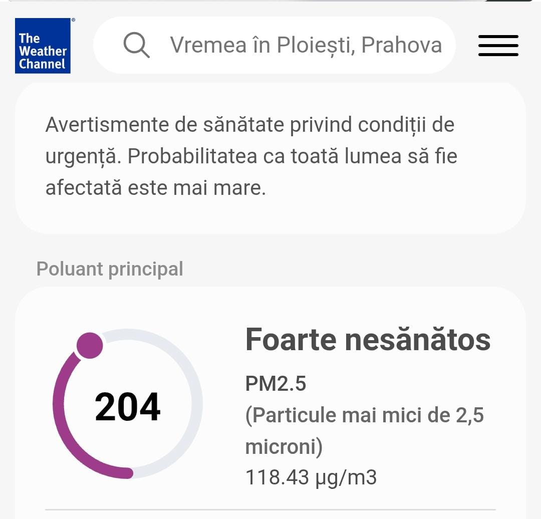 Poluare masivă la Ploiești! Alo, Primăria? Garda de Mediu? Poluare masivă la Ploiești! Alo, Primăria? Garda de Mediu?