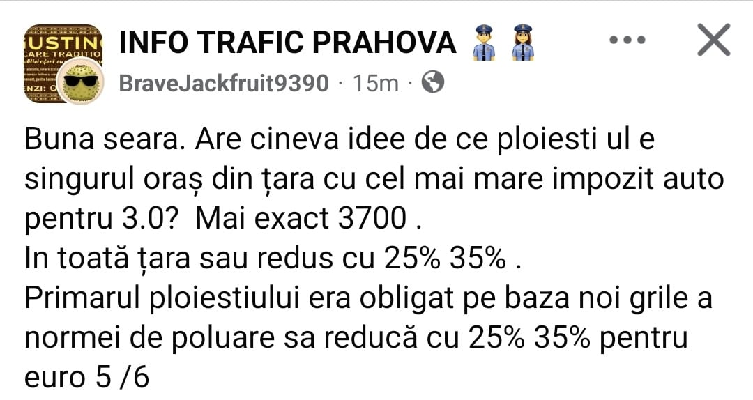 3.700 lei impozit auto la Ploiești, față de reduceri în restul țării. Ploieștenii îl acuză pe primar că a refuzat scăderea taxelor