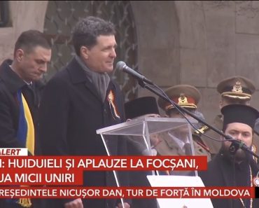 Nicușor Dan, huiduit la Focșani de Ziua Principatelor Române. „La mulți ani, dragi focșăneni care huiduiți autoritățile publice!”