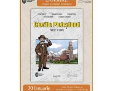„Istoriile Ploieștiului în benzi desenate”. Ineditul volum va fi lansat vineri, la Biblioteca Județeană „Nicolae Iorga”