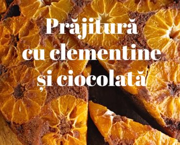 Prăjitura cu clementine și ciocolată – Savoare maximă într-un desert cu fructe