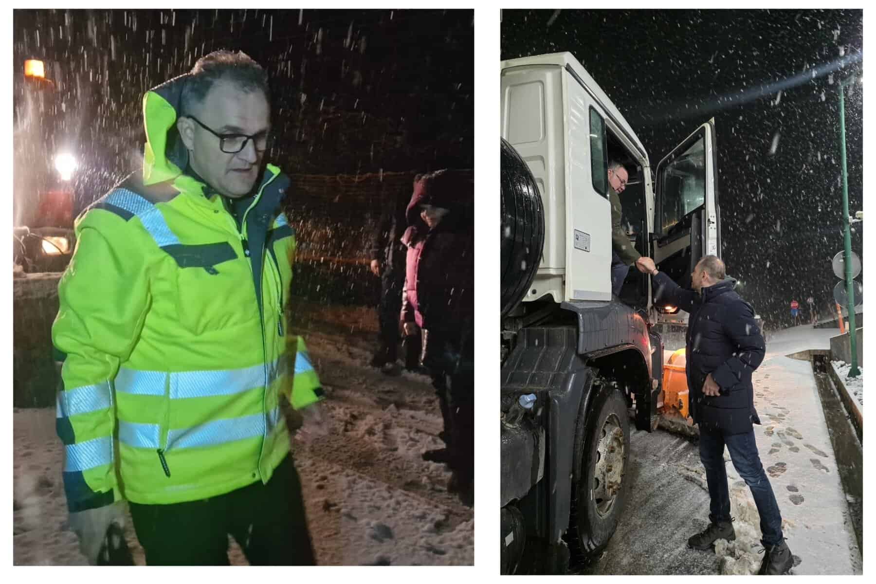 Mobilizare totală pe drumurile județene: Președintele CJ, Virgil Nanu, și administratorul public Emil Drăgănescu coordonează deszăpezirea direct din teren la miezul nopții Mobilizare totală pe drumurile județene: Președintele CJ, Virgil Nanu, și administratorul public Emil Drăgănescu coordonează deszăpezirea direct din teren la miezul nopții