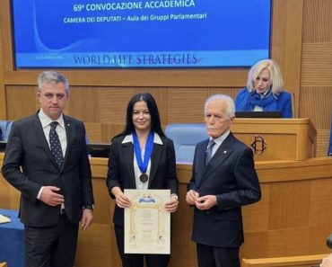 Recunoaștere europeană la Roma: Diana Guba, pretorul sectorului Botanica, primită ca membru al Academiei Europene pentru Relații Economice și Culturale de la Roma