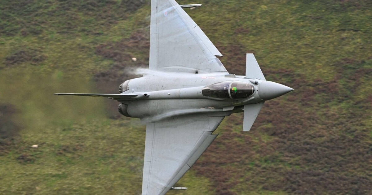 Un avion britanic Typhoon a doborât o dronă iraniană care se îndrepta spre Qatar