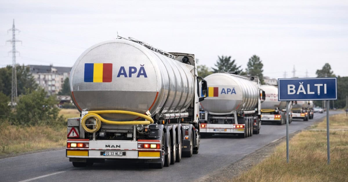 România trimite un convoi umanitar cu apă potabilă în al doilea oraș ca mărime din Republica Moldova. Cum s-a ajuns aici