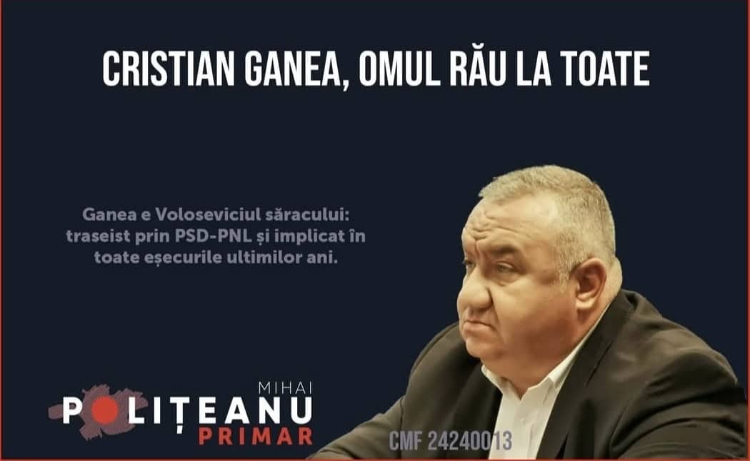 De la „Trompetă” și „Sinecurist”, la Director de încredere: Ce spunea Polițeanu despre Cristian Ganea, în campanie și cum a ajuns să-i dea pe mână conducerea Hale și Piețe SA
