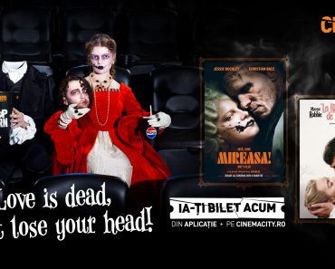 Shopping City Ploiești îi așteaptă pe vizitatori să descopere noua campanie de la Cinema City: Love is dead, don’t lose your head!