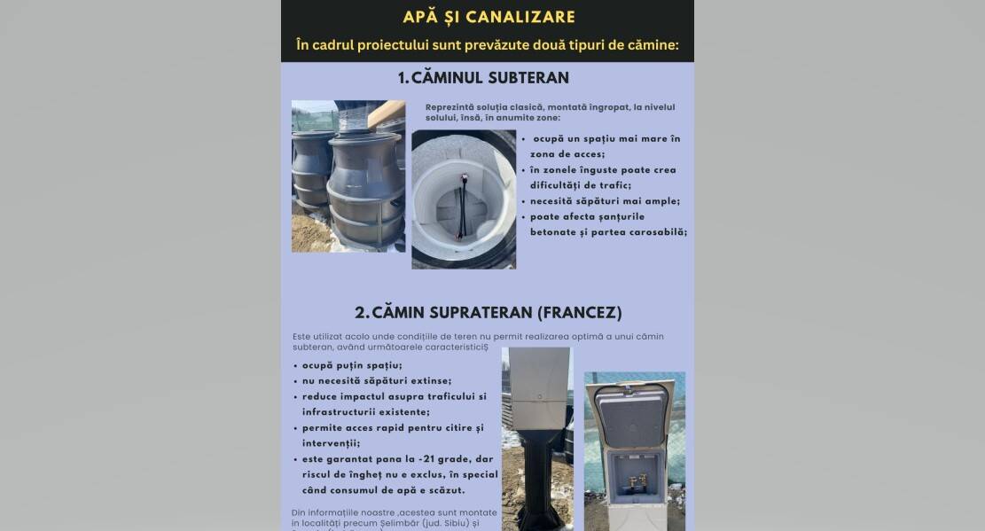 Aluniș: Variantele pentru căminele care vor fi montate în localitate