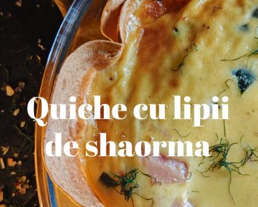 Quiche cu dovlecei – Varianta rapidă cu lipie Quiche cu dovlecei – Varianta rapidă cu lipie