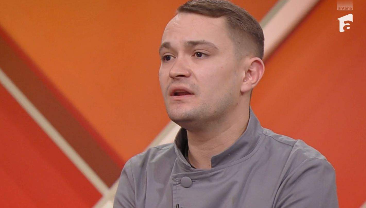 Cum a reacționat cuțitul de aur al lui Chef Orlando Zaharia, Cosmin Petrică Drelciuc, după ce a fost eliminat