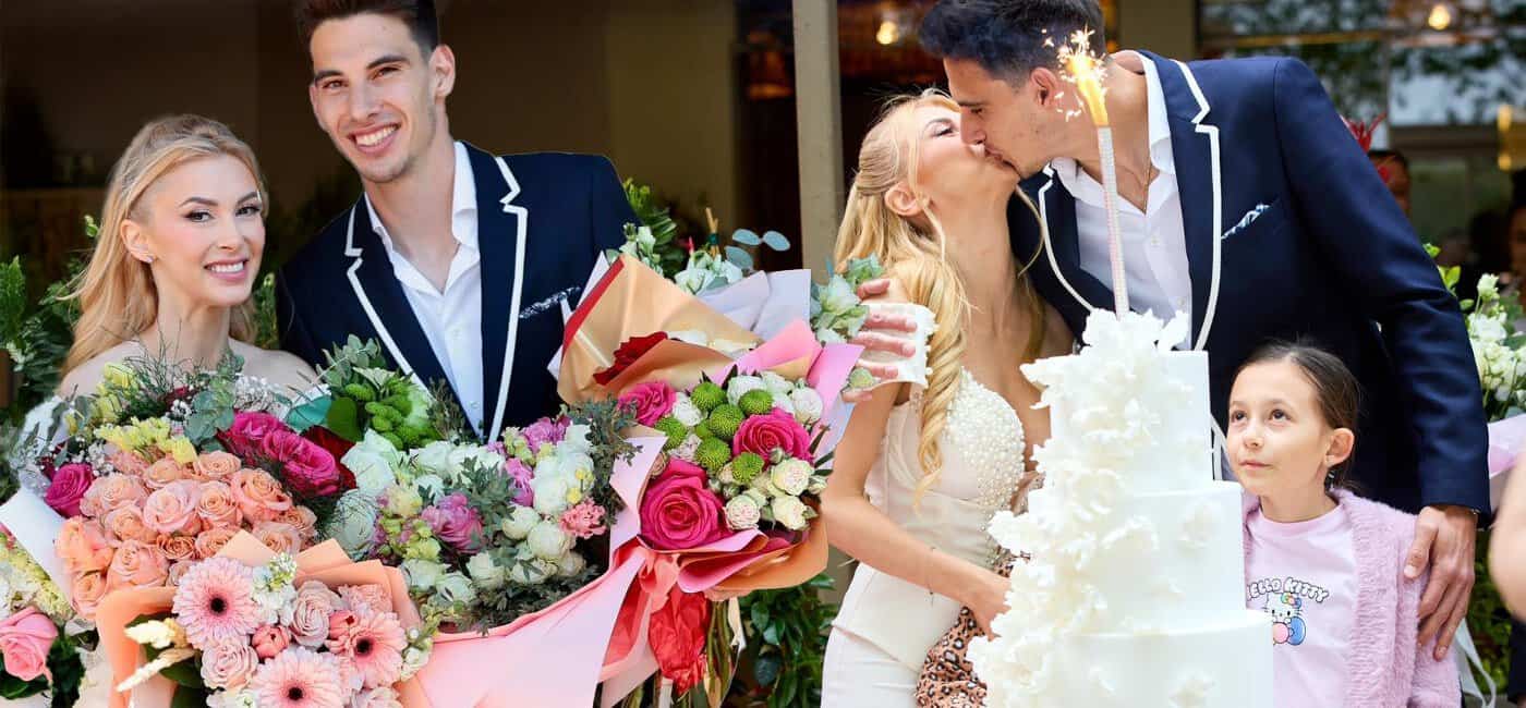 Andreea Bălan, petrecere de cununie cu 25 de invitați. Ce tort a avut artista la restaurant și ce piesă scoate special pentru nunta cu Victor Cornea