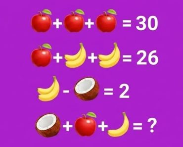 Puzzle-ul cu fructe care te va pune în încurcătură. Doar 1 din 10 oameni găsește răspunsul corect în 11 secunde. Te numeri printre ei?