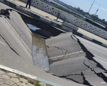 Pod prăbușit la Techirghiol! S-a rupt în două. Imagini de coșmar