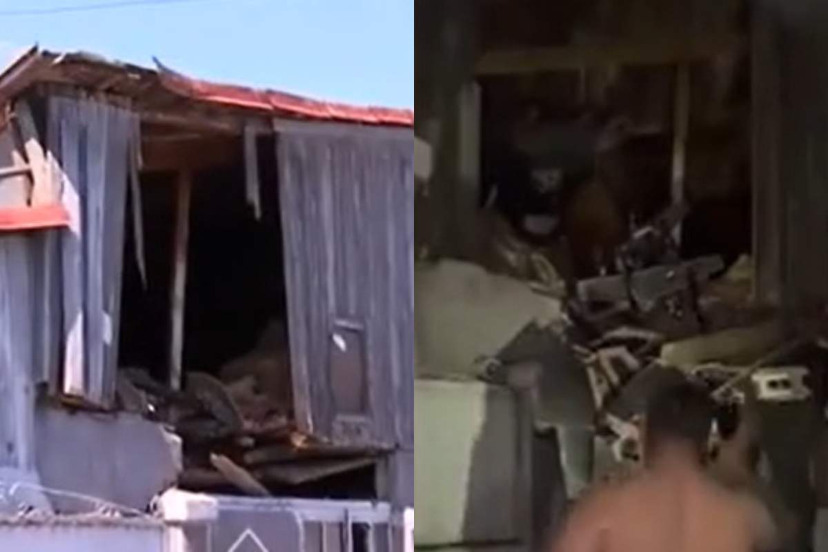 Cum arată casa distrusă de drona rusească, în Galați. Proprietarii sunt și acum în stare de șoc