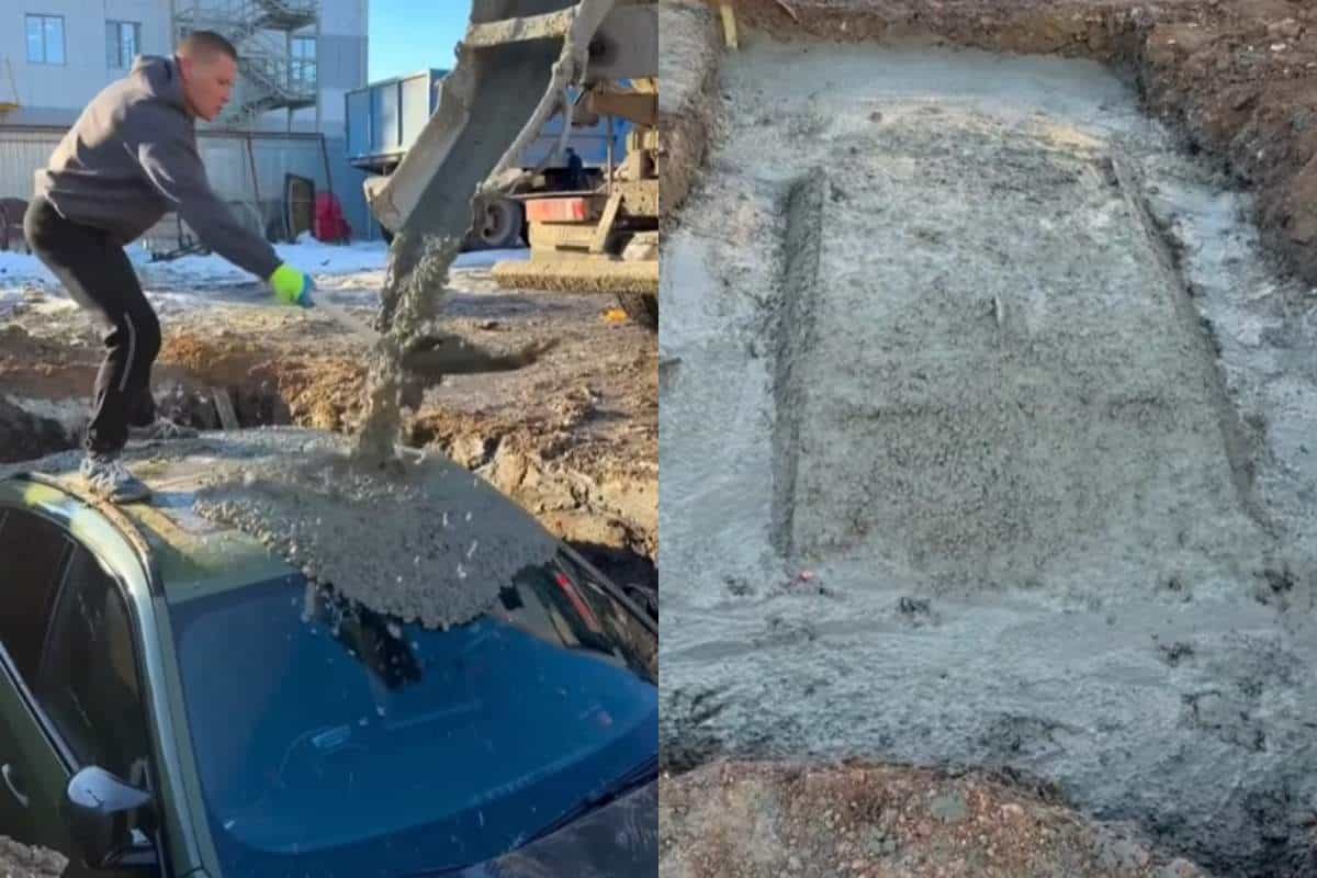 Un tată a îngropat bolidul de lux al fiului său după ce acesta a murit. Momentul a fost filmat