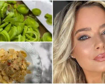 Rețeta de paste cu somon și praz care te cucerește instant, pregătită de Laura Cosoi: „Sper să aibă un succes la fel de mare ca la noi”