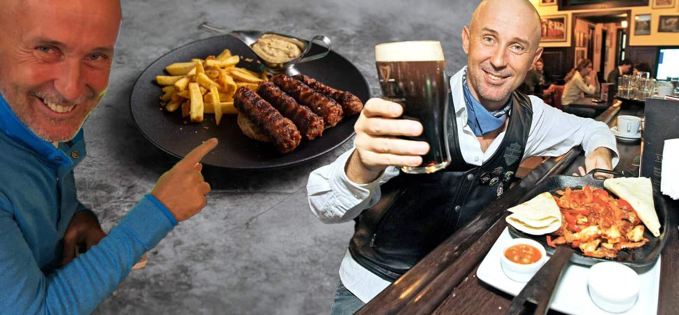 Câți lei costă 4 mici și o bere în localul lui Garcea din Centrul Vechi? Sfatul nutriționiștilor, de 1 Mai: „Nu înfulecați pe nerăsuflate!”