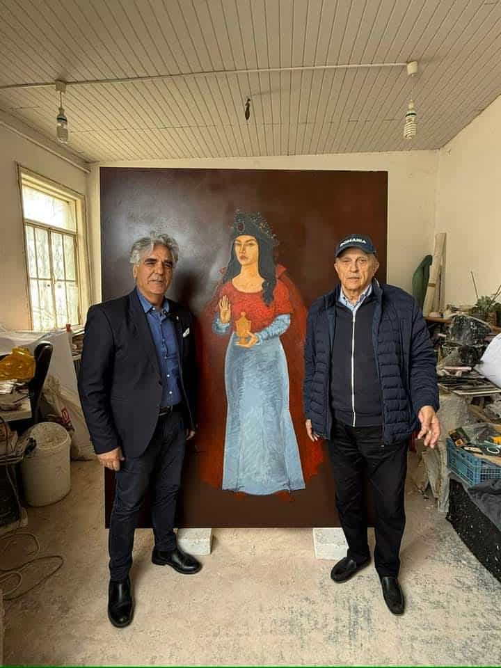 Portret monumental al Mariei Balsa, fiica lui Vlad Țepeș, pregătit pentru expunere în România și Italia