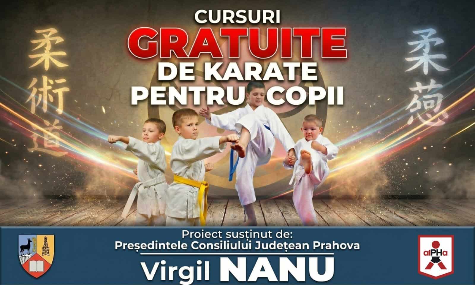 Vrei să începi să faci karate sau să îți înscrii copilul la acest sport? CS AlPHa Prahova a deschis înscrierile la lecțiile GRATUITE de karate pentru adulți și copii