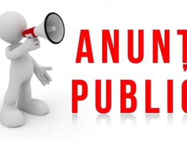 ANUNȚ PUBLIC PRIVIND DECIZIA ETAPEI DE ÎNCADRARE