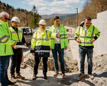 FOTO: Virgil Nanu, pe șantierul DJ 102I Valea Doftanei-Brădet. Cum se lucrează la drumul care va lega Prahova și Brașov
