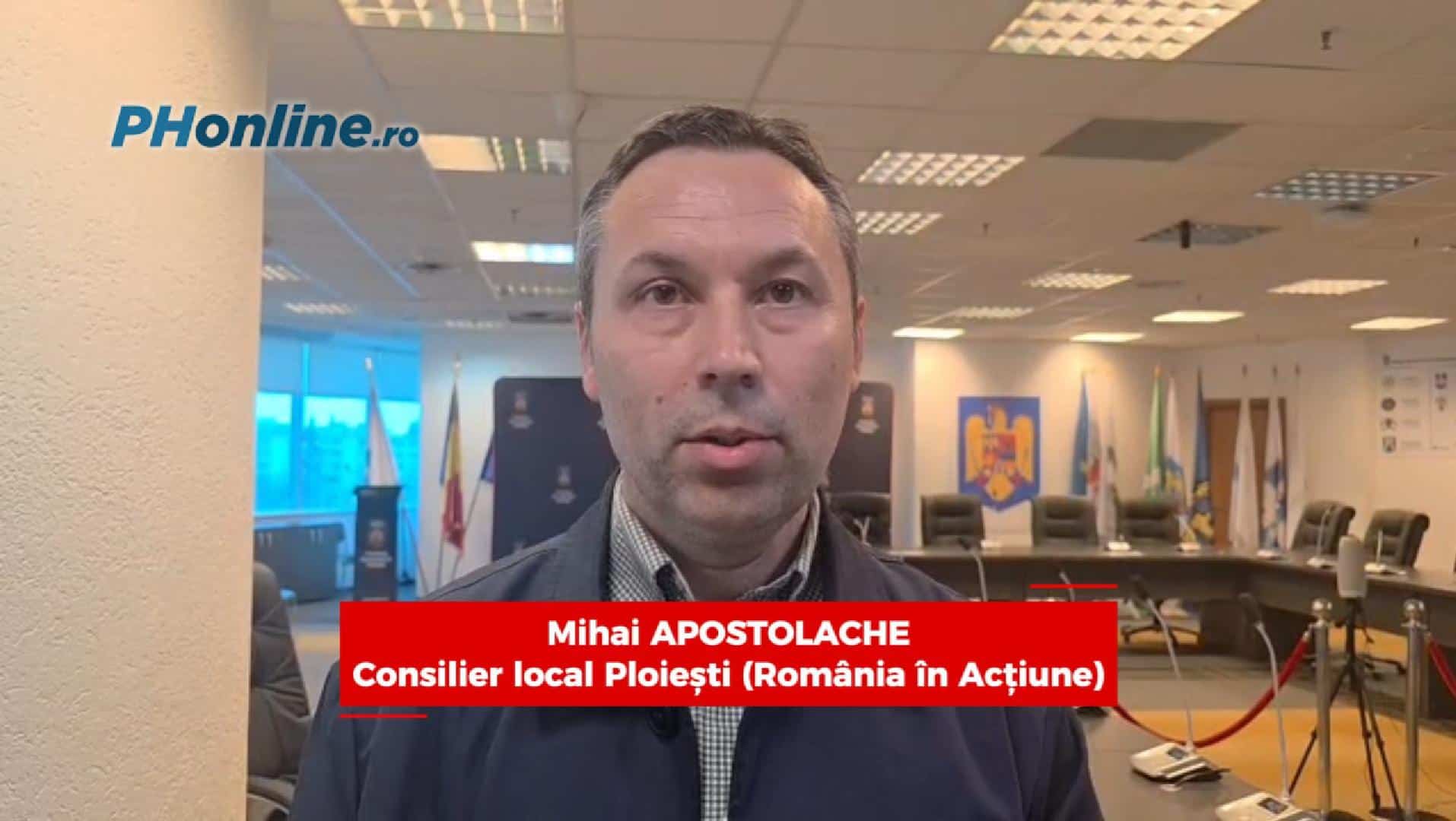 Consilierul local Mihai Apostolache (România în Acțiune) i-a cerut oficial demisia primarului Mihai Polițeanu