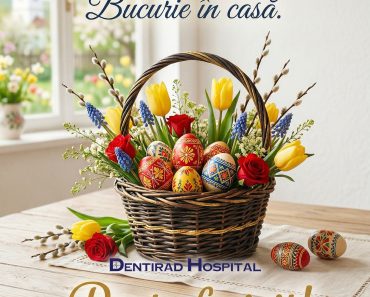 Mesaj de Paște transmis de echipa Dentirad Hospital