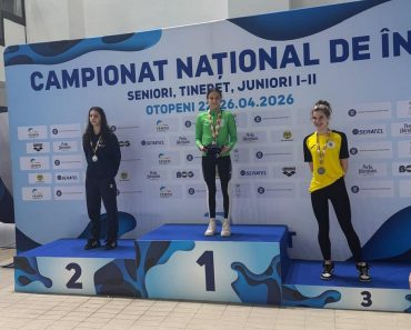 E literă de lege la înot! A “tocit” podiumul de premiere