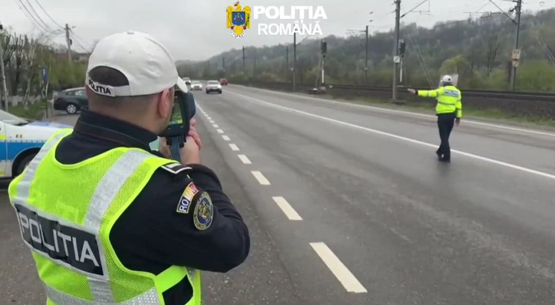 VIDEO: Radare pe DN 1. Acțiune în desfășurare a Poliției Prahova