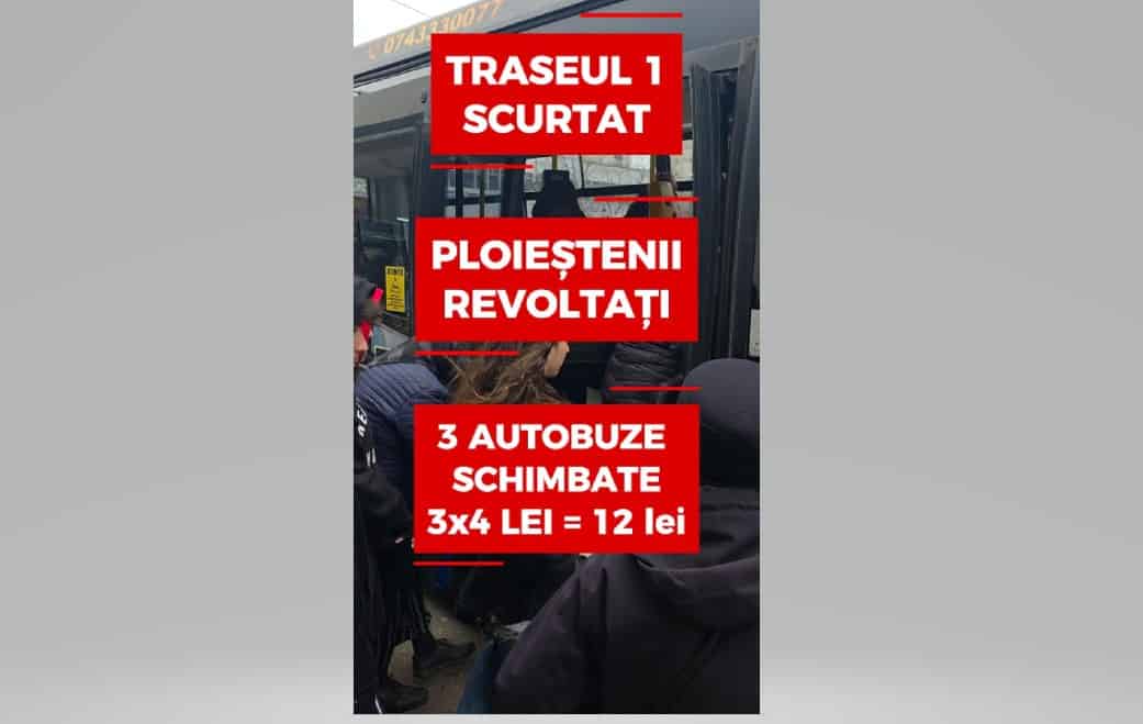 VIDEO: Scurtarea traseului 1 provoacă revoltă. Ploieștenii îl critică dur pe primarul Polițeanu