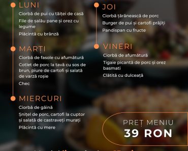 Săptămâna 27.04. – 01.05. vine cu gusturi noi la Trattoria by MRS